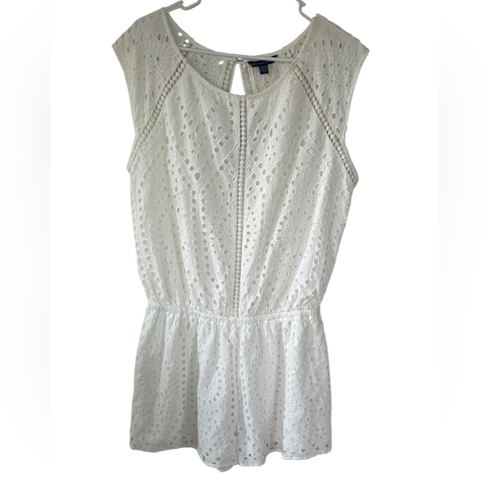 American Eagle Outfitters White Eyelet Dress